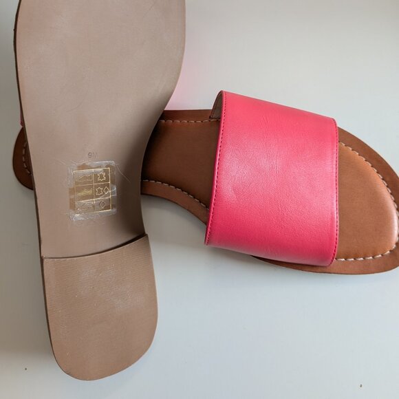 NWOT - Jack Rogers Sofia Slide Fire Red Slides - Size 9M - Picture 4 of 4